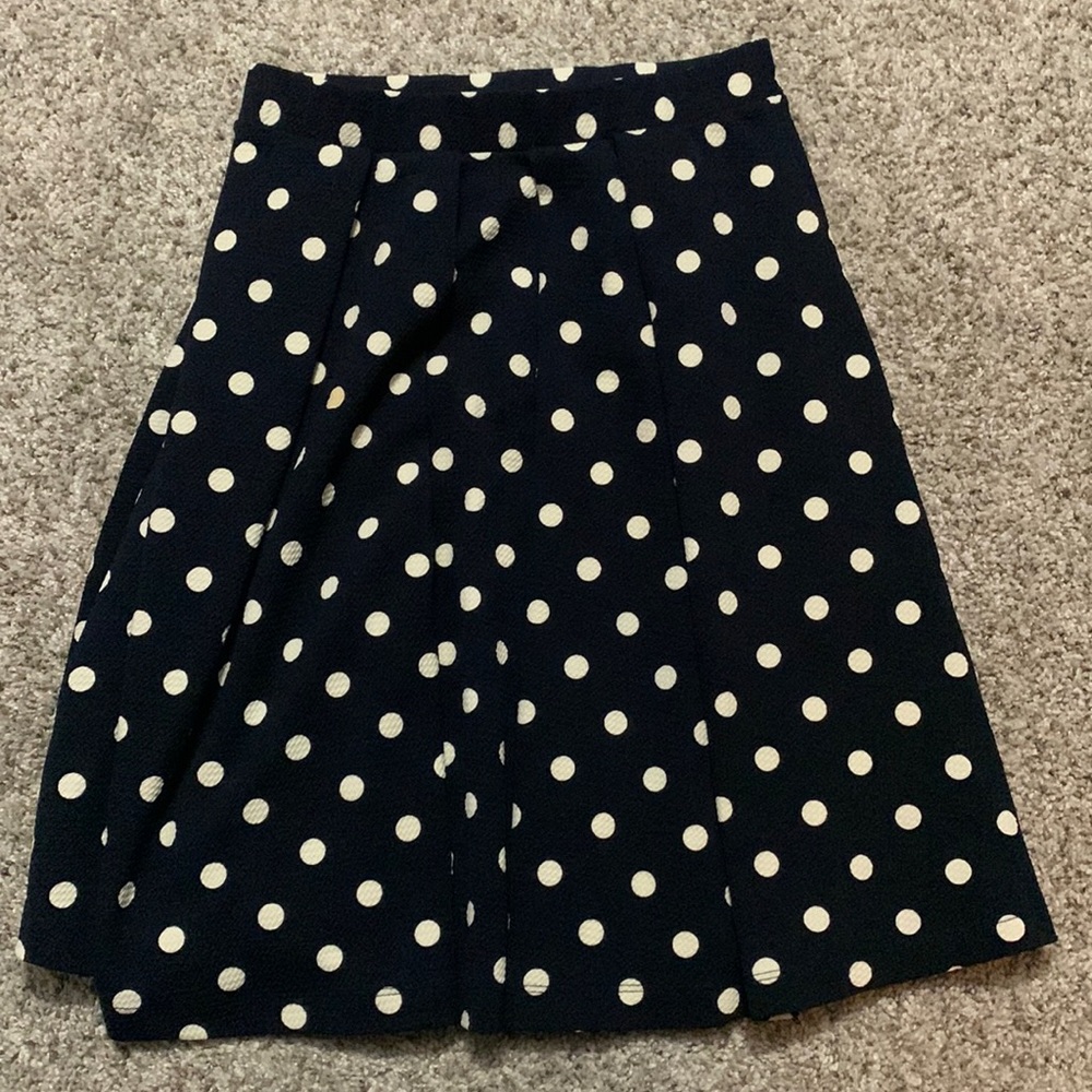 Le Lis navy & white skirt